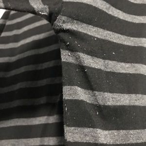 Lularoe Irma XL black and grey stripes